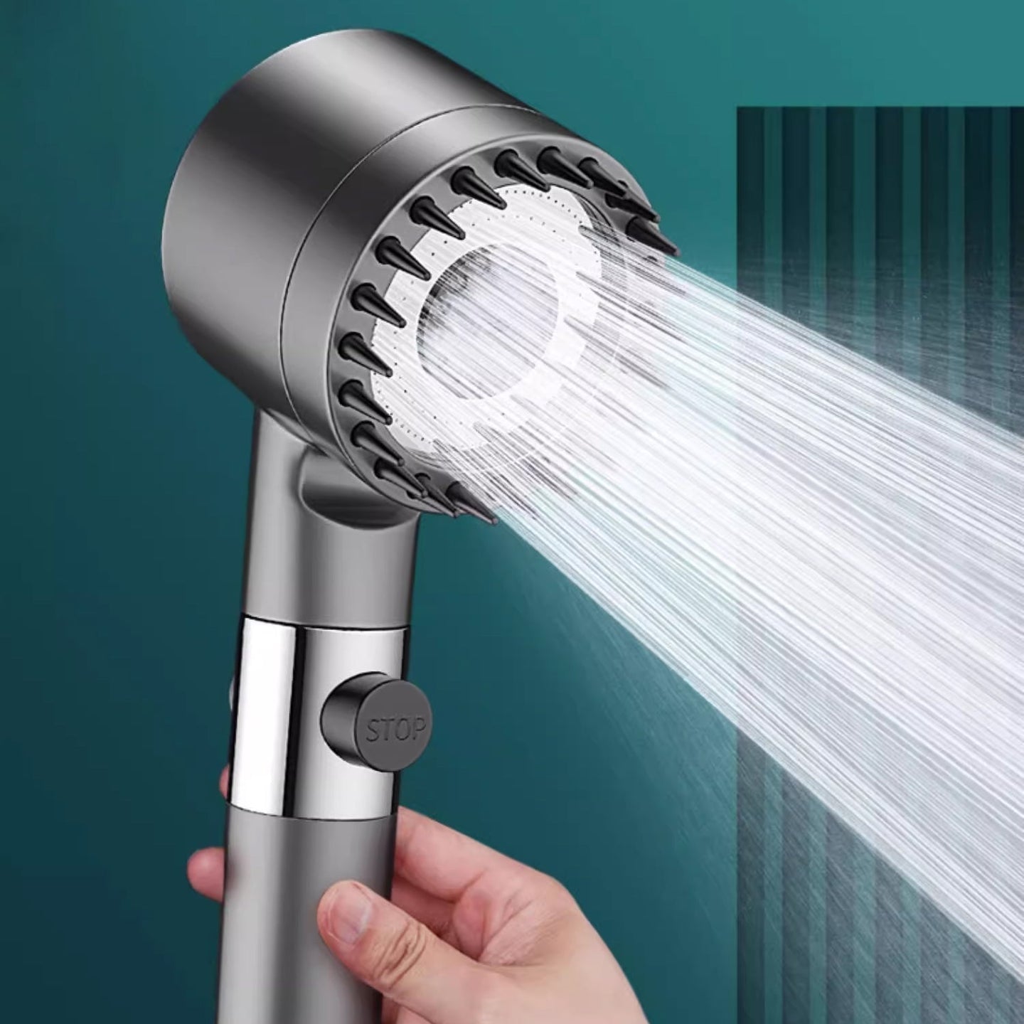 Pommeau de douche haute pression avec filtration – Jet puissant et sensation spa à domicile