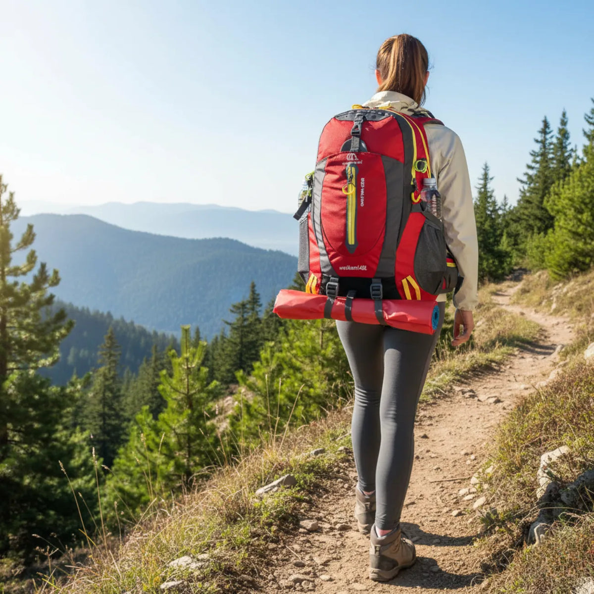 Sac à Dos Randonnée Imperméable 40L - Camping | Montagne | Trekking