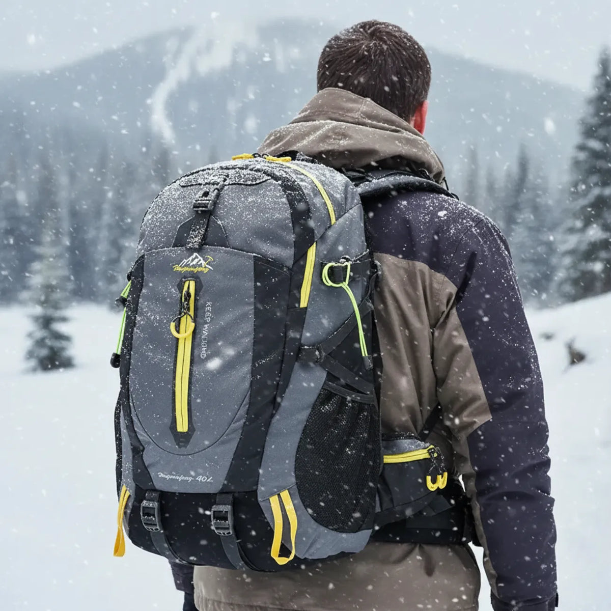 Sac à Dos Randonnée Imperméable 40L - Camping | Montagne | Trekking