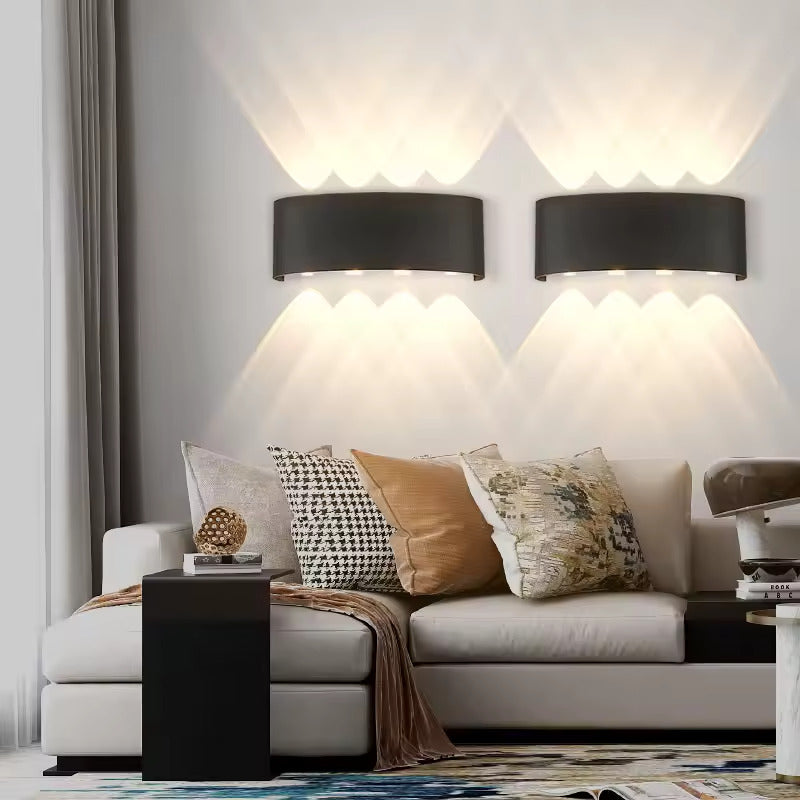 Applique murale Noir à Led pour intérieur
