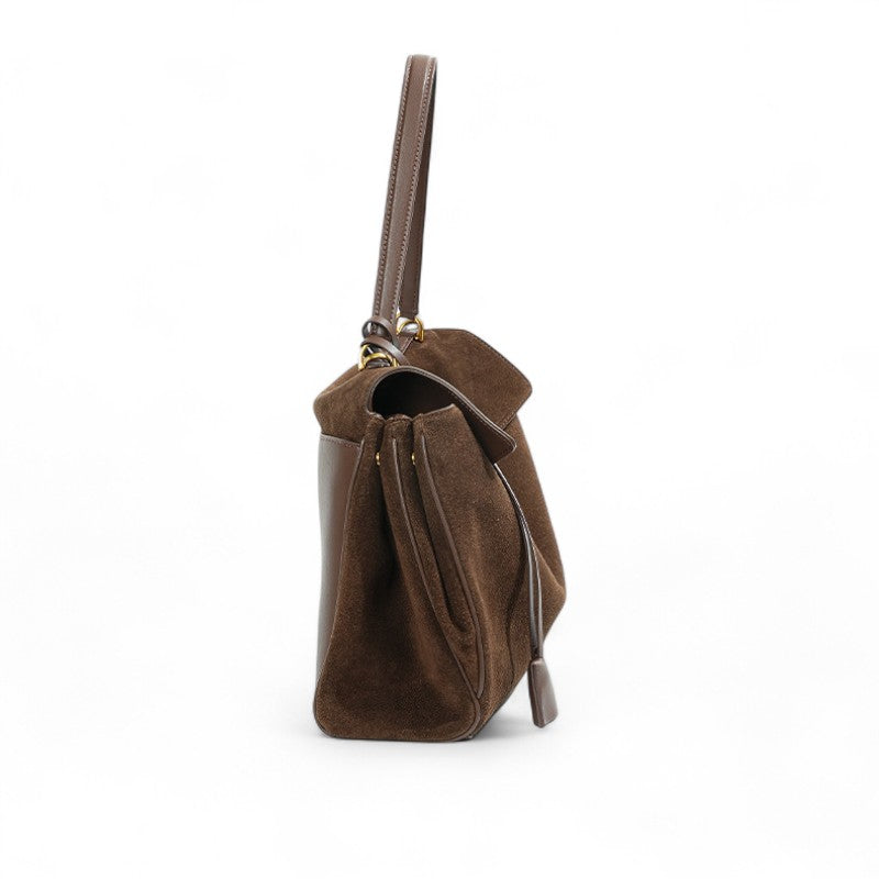 Elya - Grand Sac à Main Chic en Daim