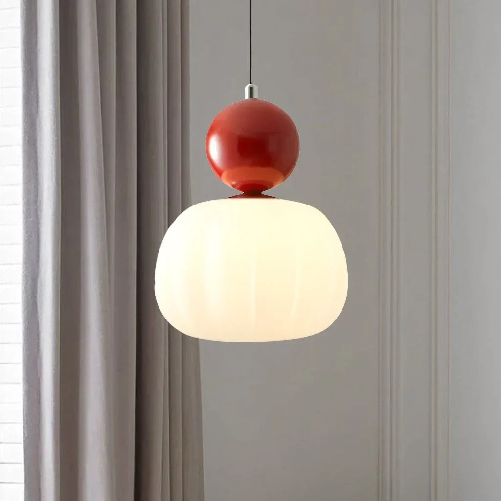 CreamHalo – Elegant pendellampe i art deco-stil