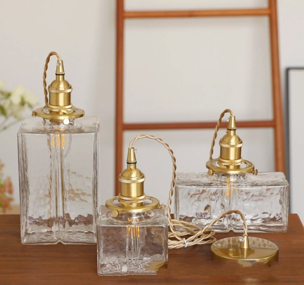 Zahra - Suspension moderne rétro en verre