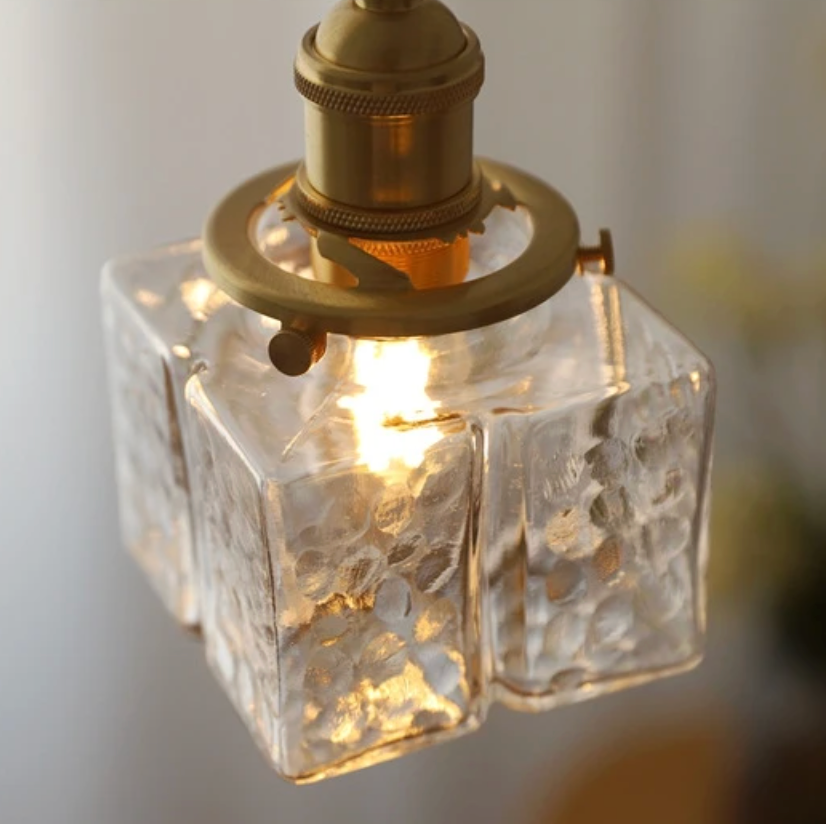 Zahra - Suspension moderne rétro en verre