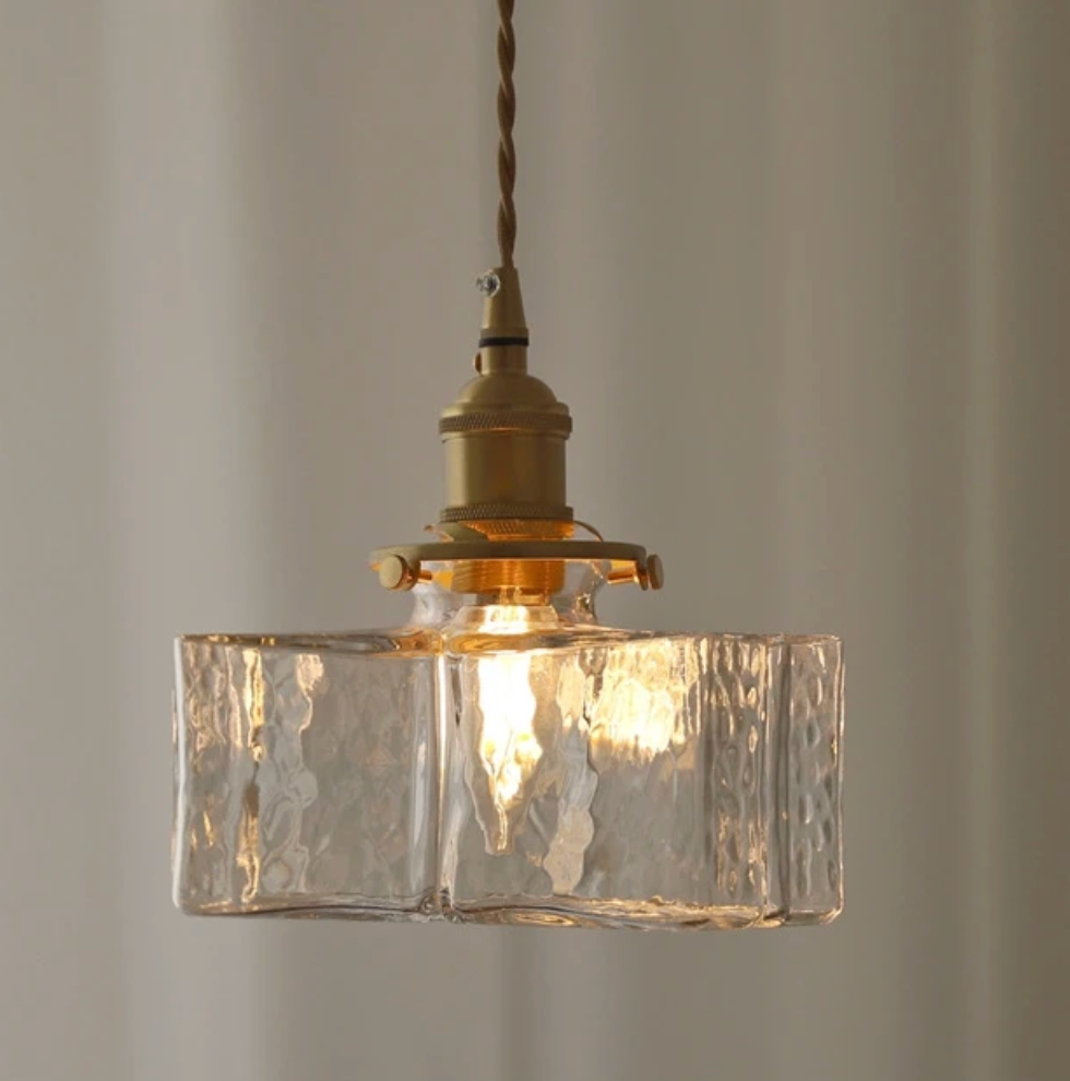 Zahra - Suspension moderne rétro en verre