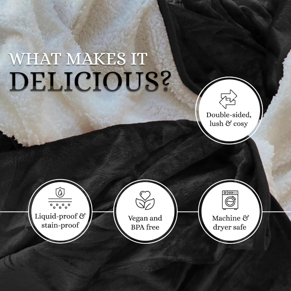 CozyGuard Love Blanket — Plaid Amoureux Imperméable en Polyester pour Moments Spéciaux