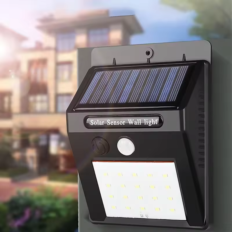 Lampe solaire extérieur murale