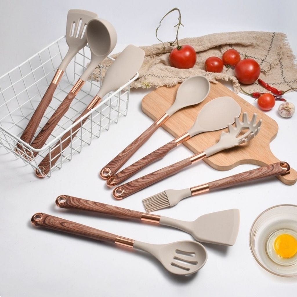 Auréno Luxe Silicone Keukenset – 11-delige Set voor een Stijlvolle & Functionele Keuken