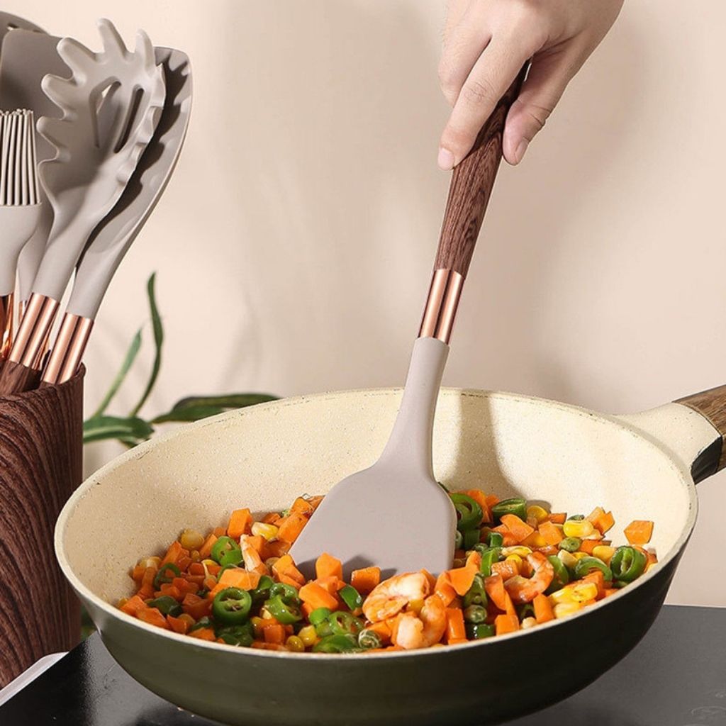 Auréno Luxe Silicone Keukenset – 11-delige Set voor een Stijlvolle & Functionele Keuken