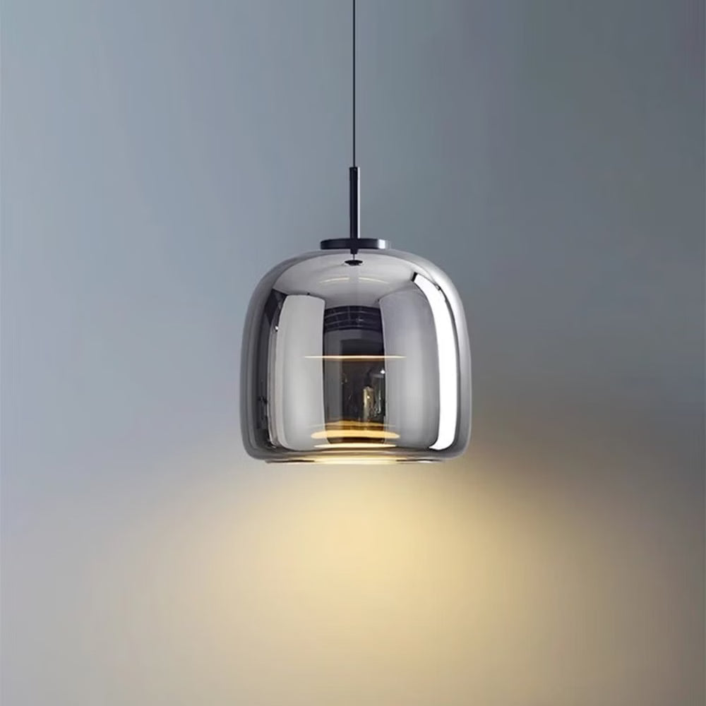 Suspension LED style nordique en verre