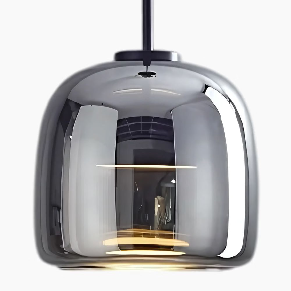 Suspension LED style nordique en verre