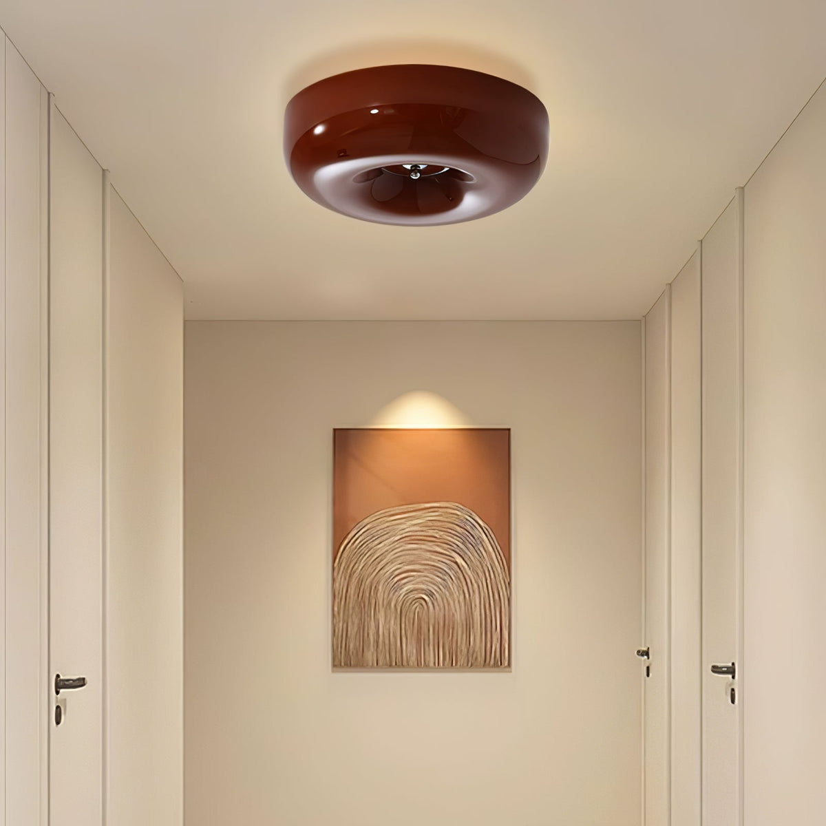 Auralia Plafonnier Moderne en Verre Tourbillonnant