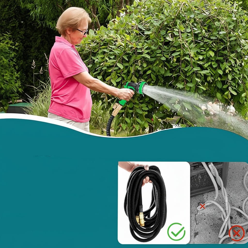 Tuyau Arrosage Extensible en TPE Durable | Design Élégant pour un Jardinage Sans Effort
