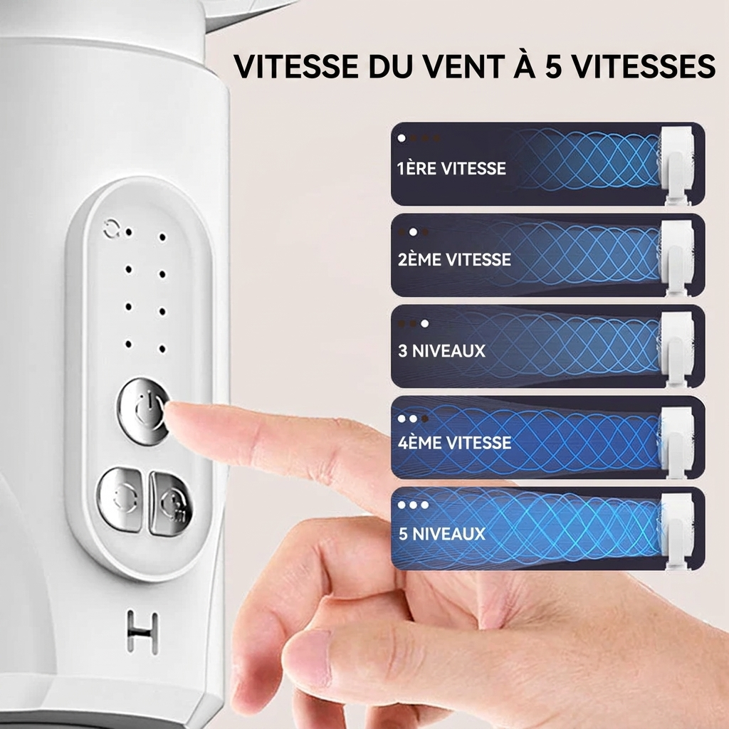Ventilateur sur pied ultra silencieux – Oscillant avec télécommande
