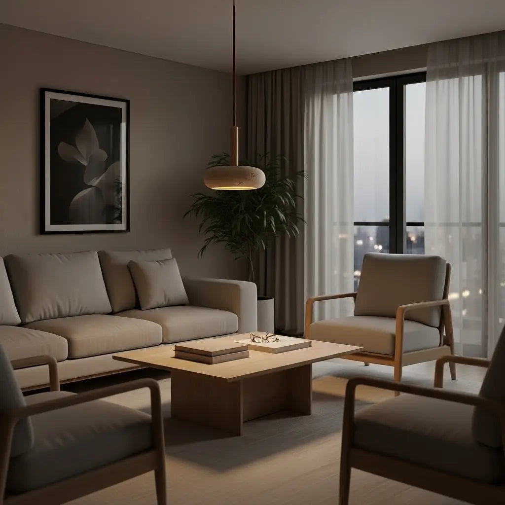 Suspension scandinave en pierre