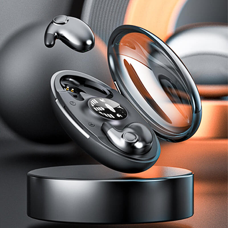 EchoVibe Trådløse Bluetooth 5.3 Øreplugger – Støyredusering, Mikrofon & 24t Batteri

