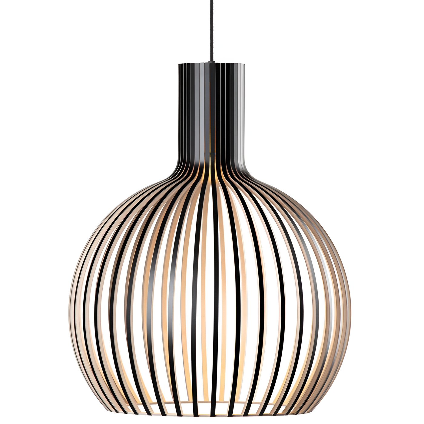 Skandi Wood – Suspension vintage en bois au design rustique