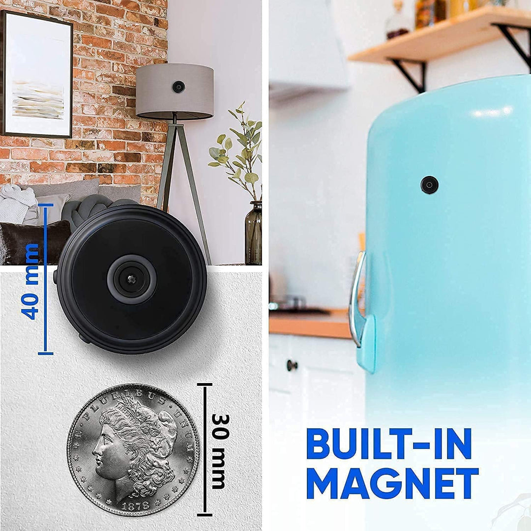 Mini caméra magnétique sans fil avec transmission audio et vidéo en direct