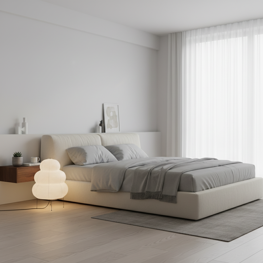 Satori – Japansk-inspirert bordlampe i rispapir