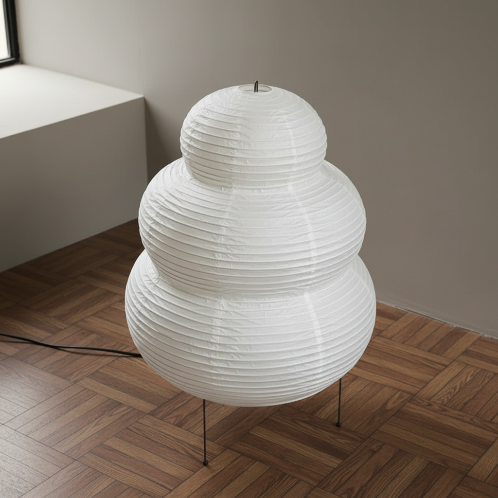 Satori – Japansk-inspirert bordlampe i rispapir
