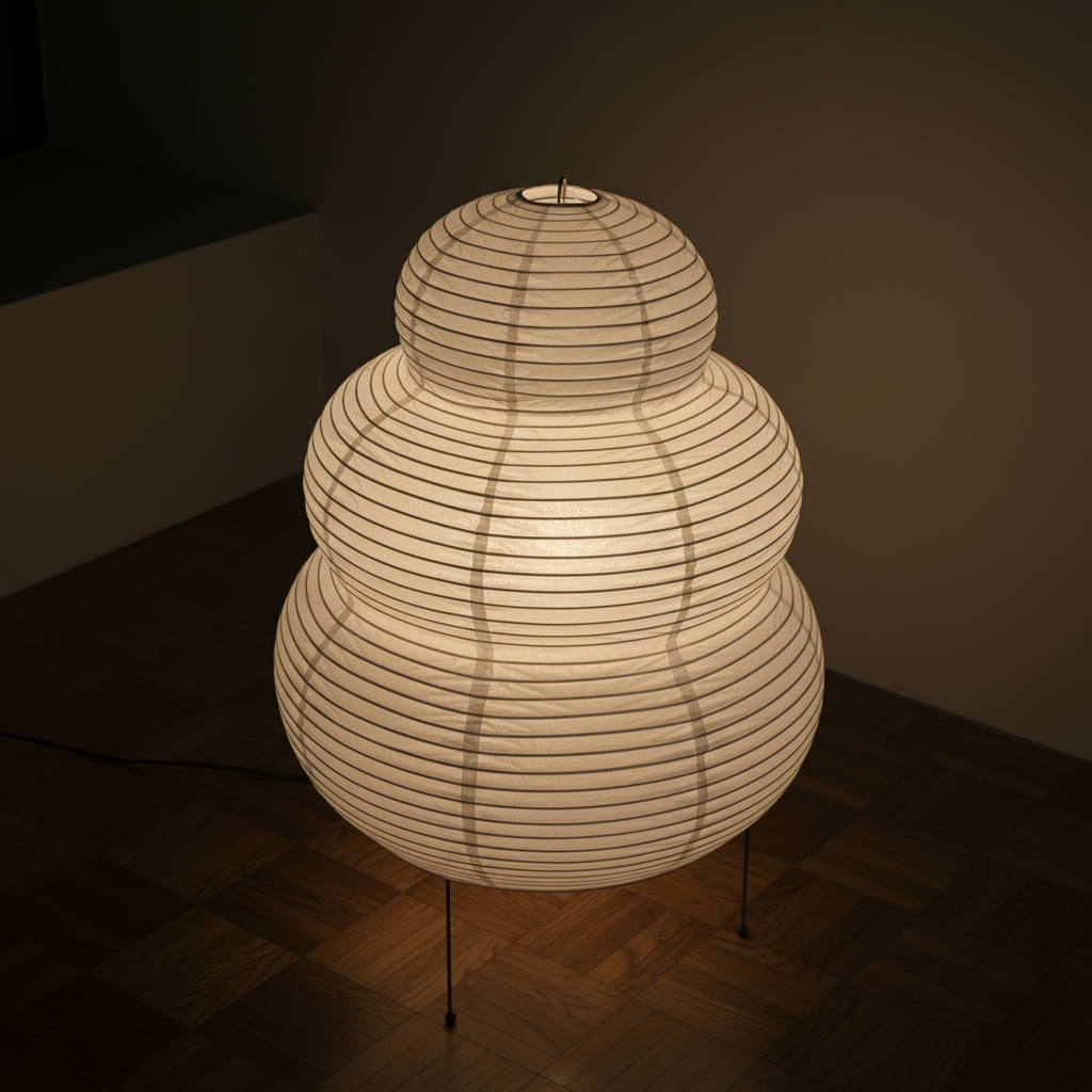 Satori – Japansk-inspirert bordlampe i rispapir