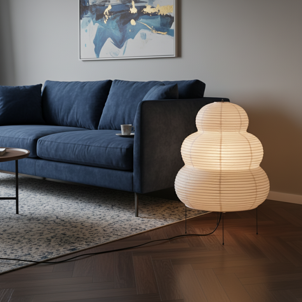 Satori – Japansk-inspirert bordlampe i rispapir