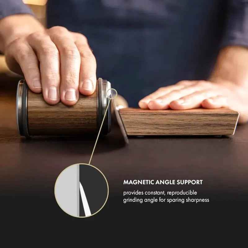 Aiguiseur de couteau professionnel avec mécanisme à rouleau