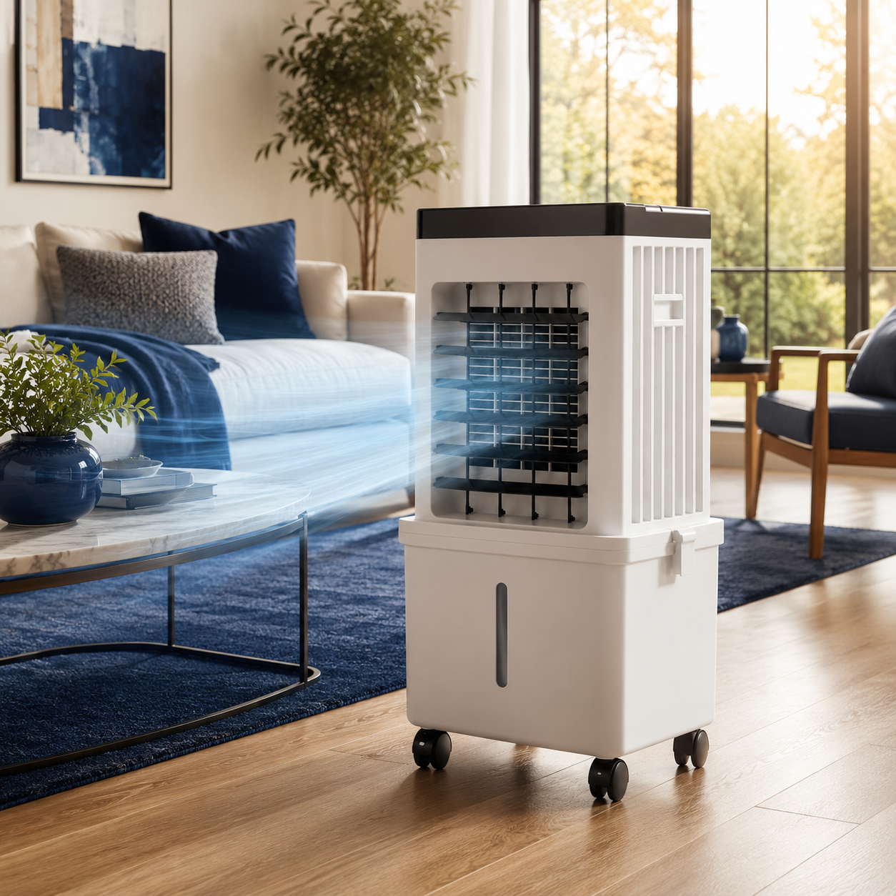AirFrost – Refroidisseur d'Air Portable 2-en-1, Humidificateur