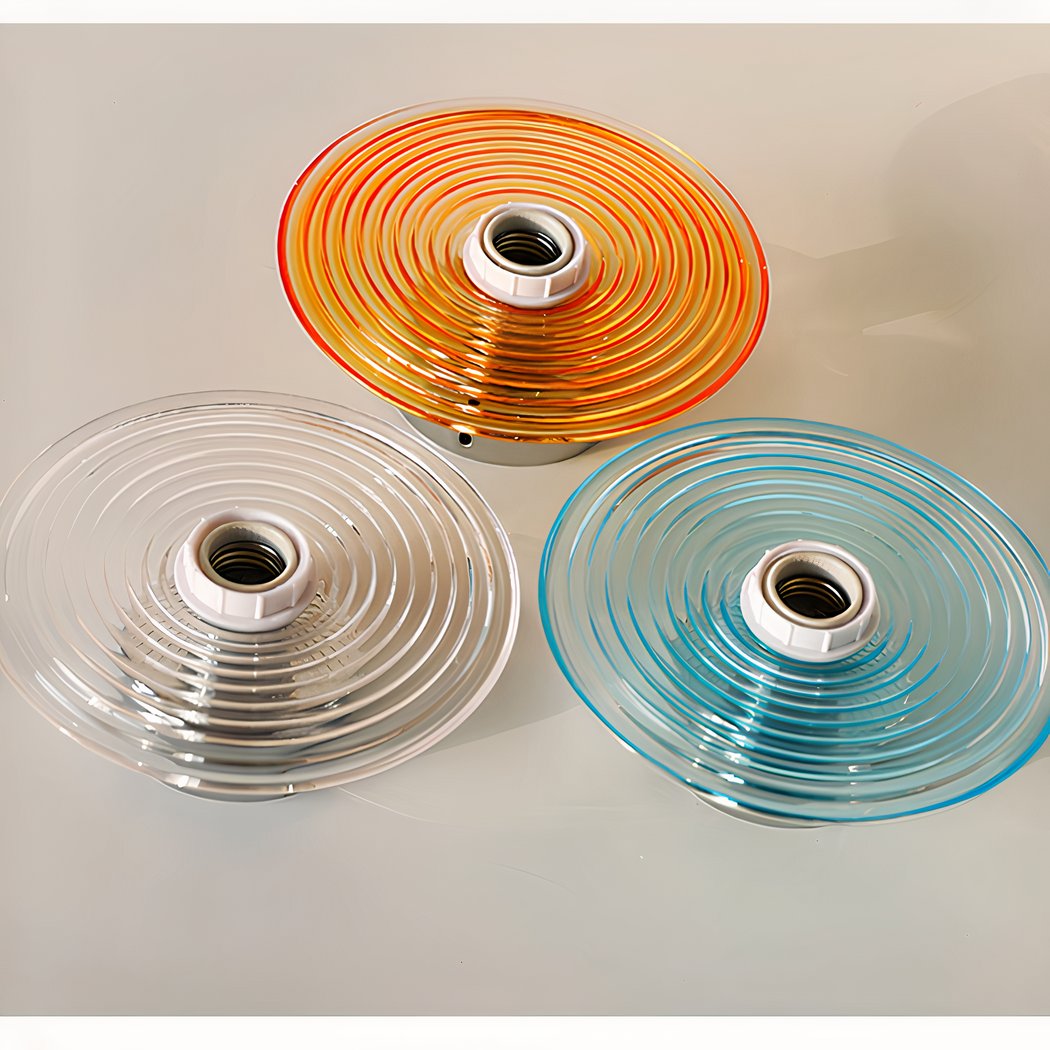 Applique murale en verre coloré style rétro