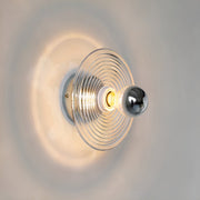 Applique murale en verre coloré style rétro