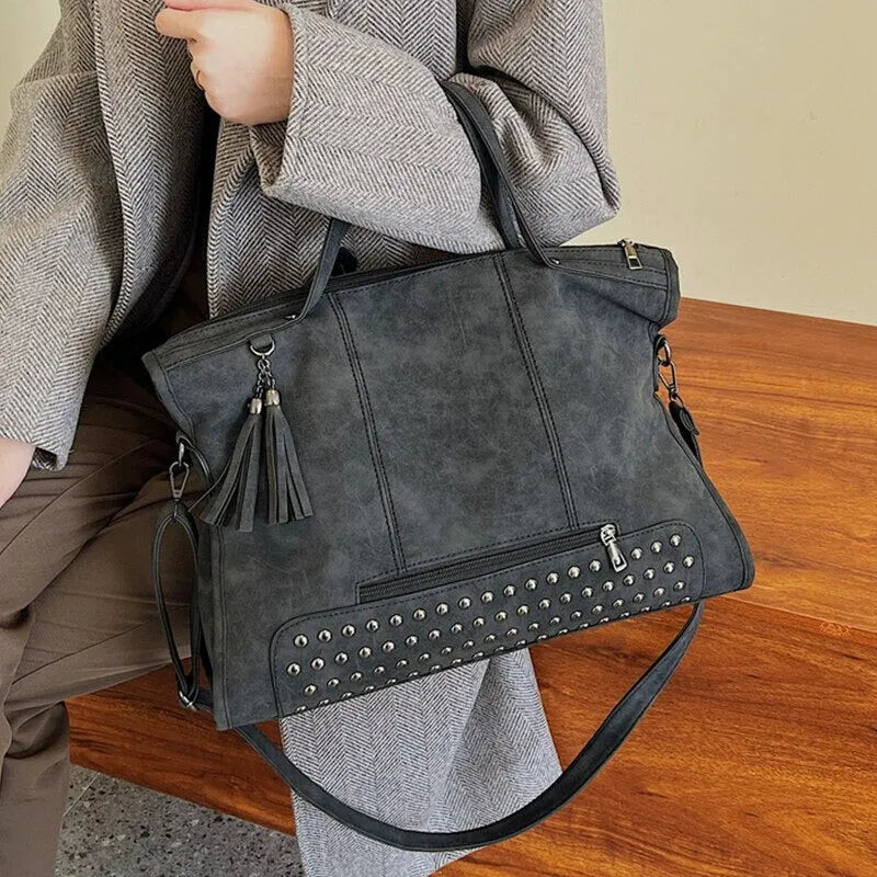 Aurea - Sac à main Cours en Cuir chic et spacieux