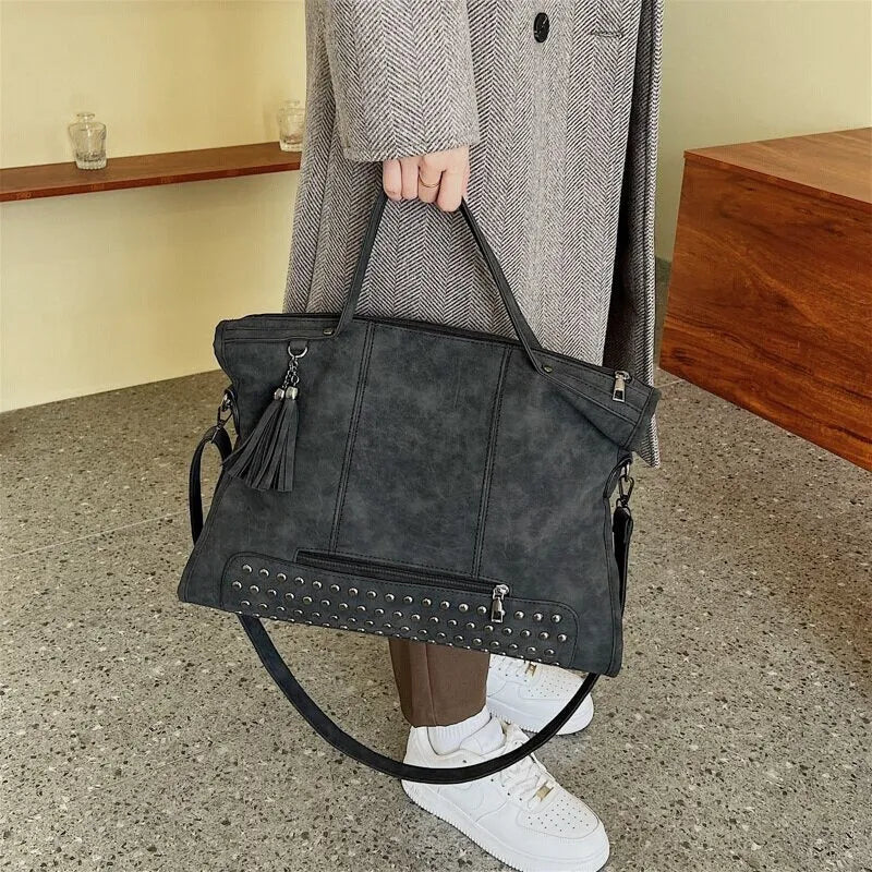 Aurea - Sac à main Cours en Cuir chic et spacieux