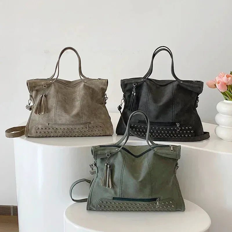 Aurea - Sac à main Cours en Cuir chic et spacieux