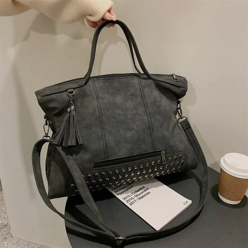 Aurea - Sac à main Cours en Cuir chic et spacieux