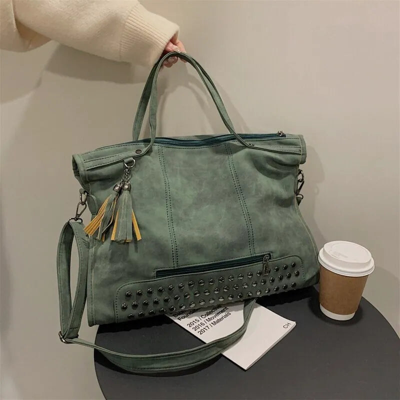 Aurea - Sac à main Cours en Cuir chic et spacieux