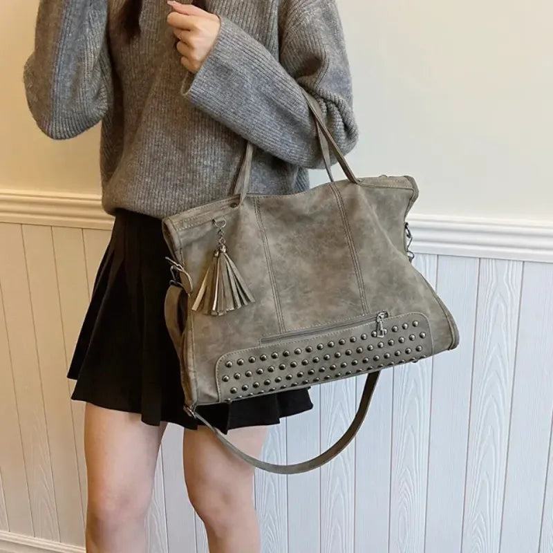 Aurea - Sac à main Cours en Cuir chic et spacieux