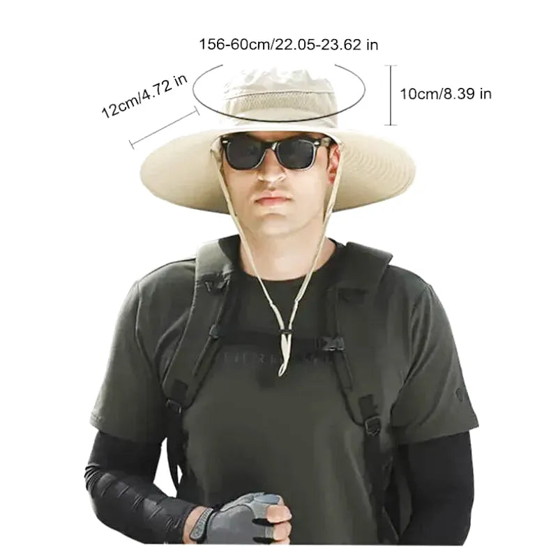 Chapeau ventilateur solaire pour le jardinage et les aventures en plein air