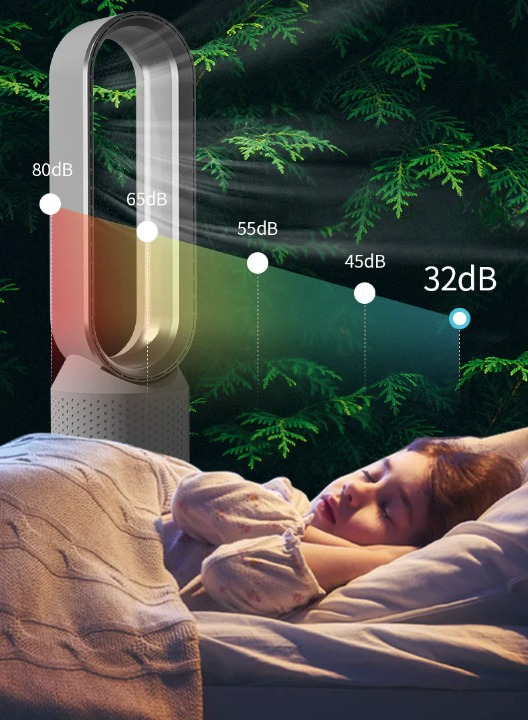 Lumair - Ventilateur Tour sans Pale avec Purificateur d'Air intégré