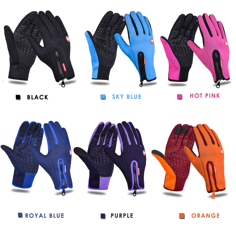 Gants d’hiver isolants, résistants à l’eau et compatibles avec les écrans tactiles, idéals pour la conduite, le vélo, le ski, le camping et la randonnée. Modèle unisexe.