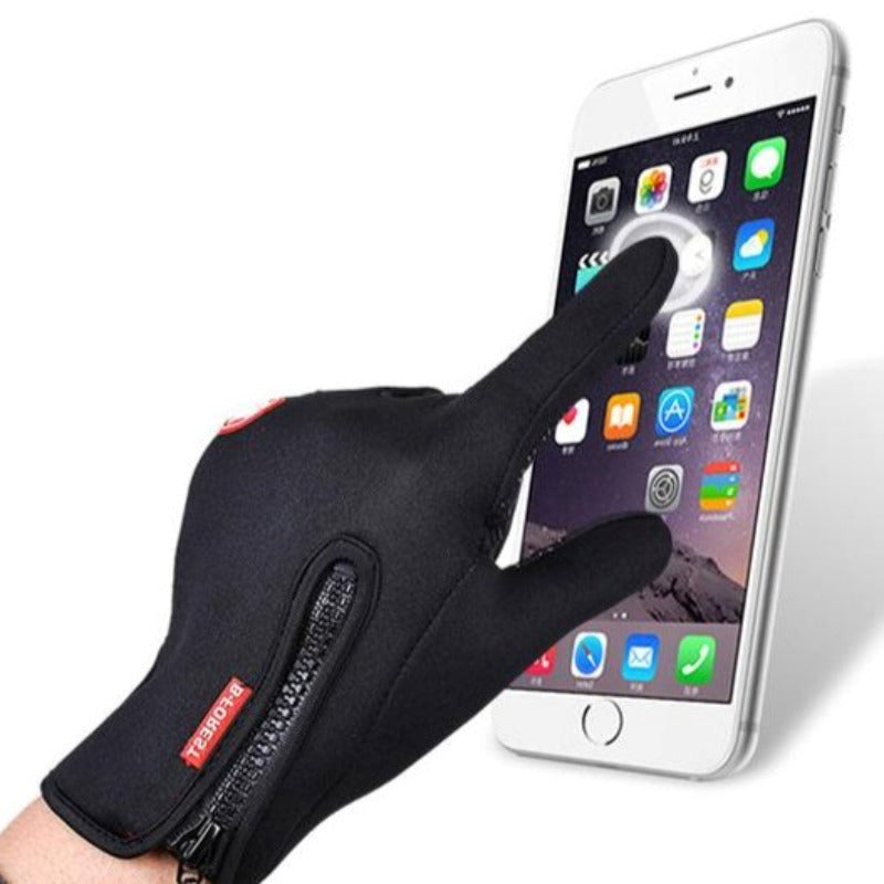 Gants d’hiver isolants, résistants à l’eau et compatibles avec les écrans tactiles, idéals pour la conduite, le vélo, le ski, le camping et la randonnée. Modèle unisexe.