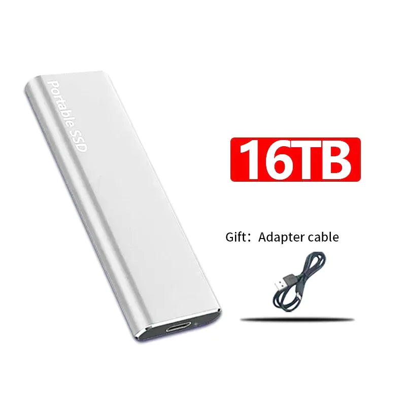 Disque dur SSD externe rapide - moderne et compact - 128TB/16TB/4TB/1TB