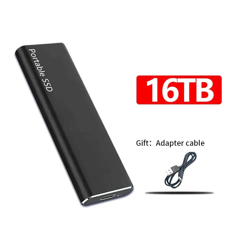 Disque dur SSD externe rapide - moderne et compact - 128TB/16TB/4TB/1TB
