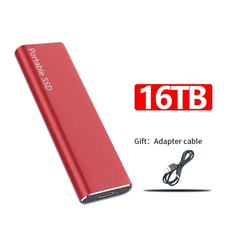 Disque dur SSD externe rapide - moderne et compact - 128TB/16TB/4TB/1TB