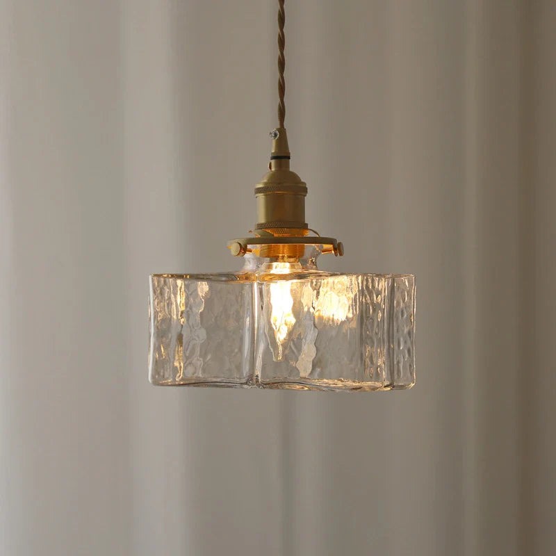 Zahra - Suspension moderne rétro en verre