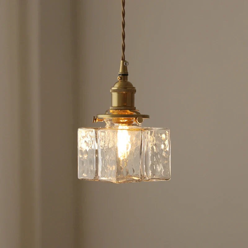 Zahra - Suspension moderne rétro en verre