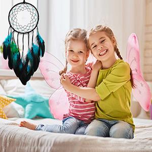 DreamAura – Attrape-Rêves Coloré pour Décoration et Protection des Nuits