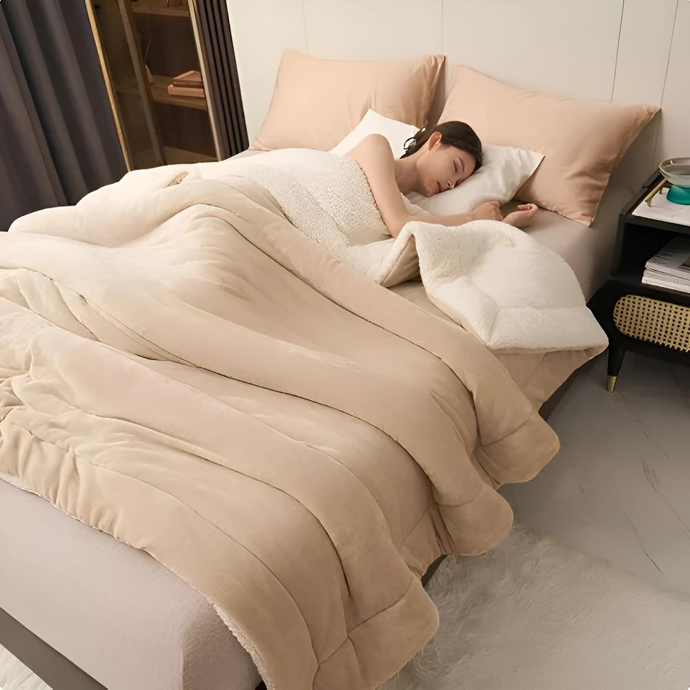 Veloria | Couverture Douce et Moelleuse – Chaleur Luxueuse & Élégance Durable pour Nuits Parfaites