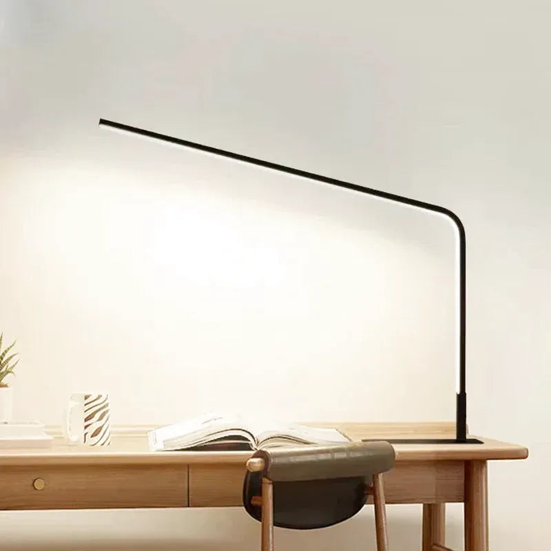 Grande Lampe de Bureau LED Moderne Noir