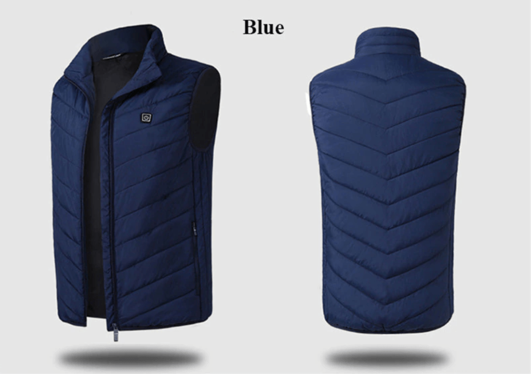 Gilet Chauffant Premium “ThermoPro” – Veste Électrique Homme pour Froid Extrême