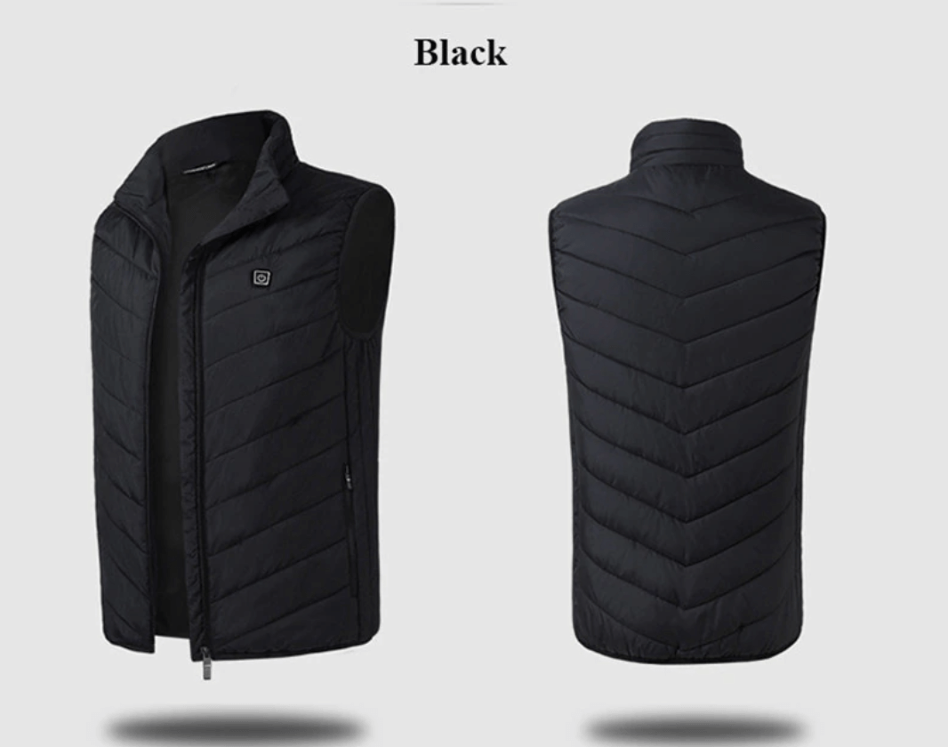 Gilet Chauffant Premium “ThermoPro” – Veste Électrique Homme pour Froid Extrême